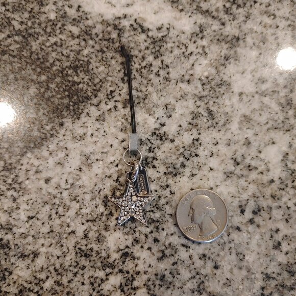 Coach Key Chain Bag Charm, Phone Attachment - Vintage - Twinkle Star - Picture 15 of 15